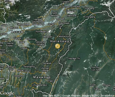 map: Nagaland