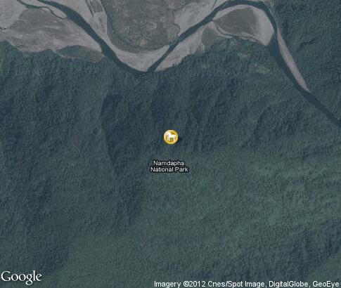 map: Namdapha National Park