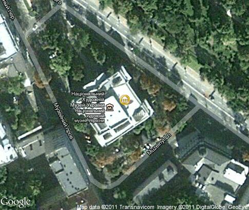 map: National Art Museum of Ukraine