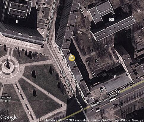 map: National History Museum in Arkhangelsk