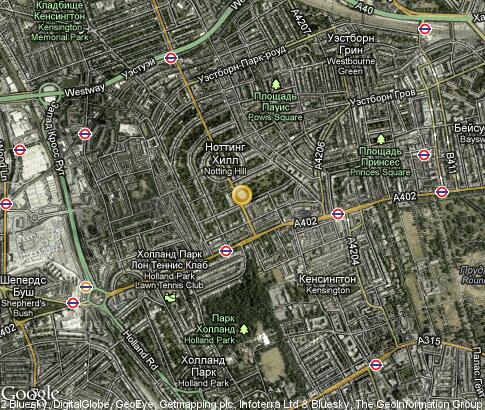 map: Notting Hill