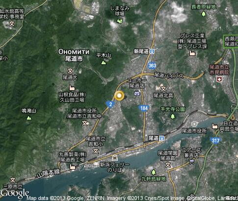 map: Onomichi