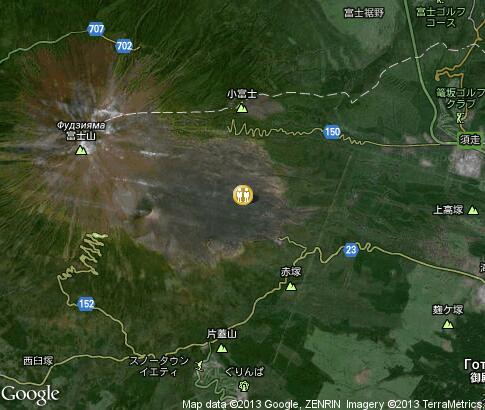 карта: Открытие горы Фудзи