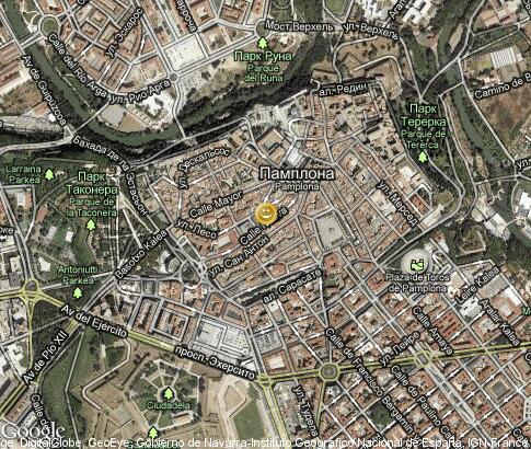 地图: Pamplona, Raging Bulls