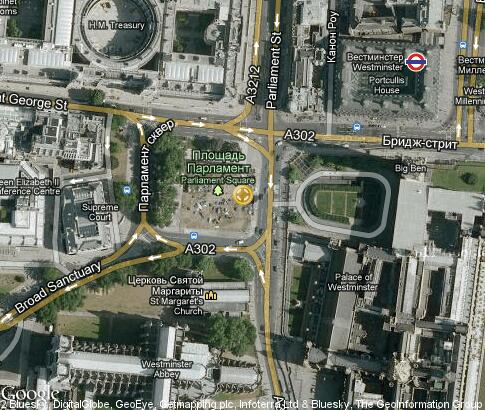 map: Parliament Square