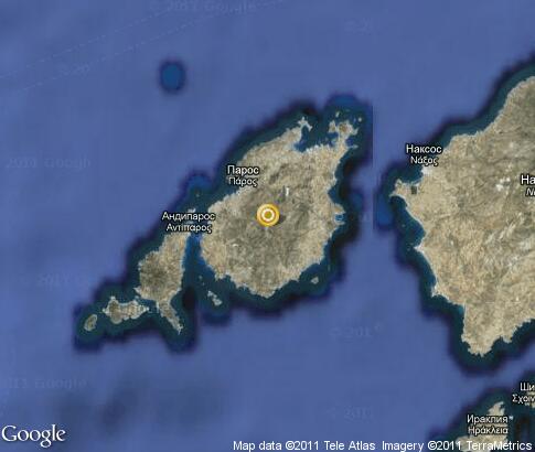 map: Paros