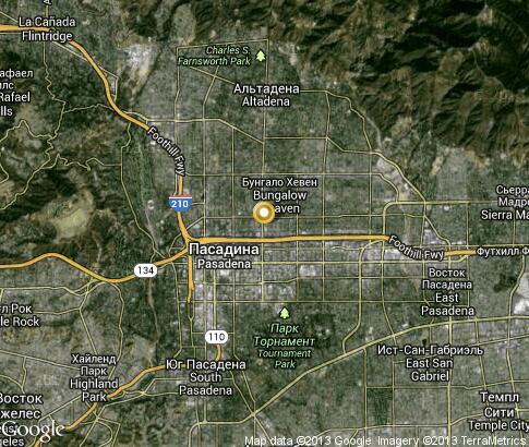 map: Pasadena