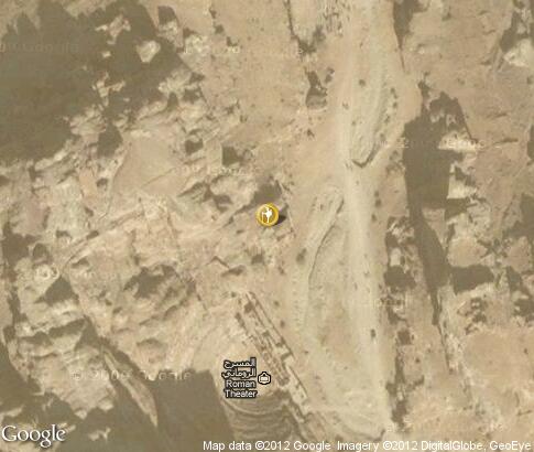 地图: Petra ancient cave