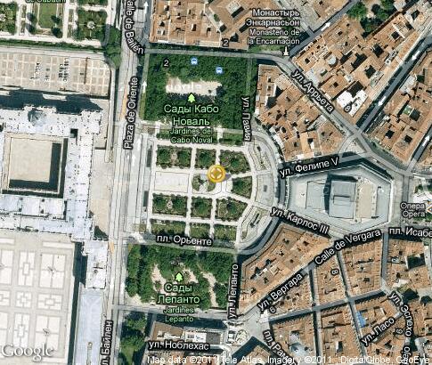地图: 马德里王宫