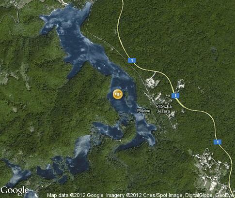 地图: 普利特维采湖群国家公园