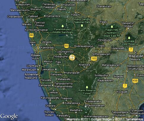 карта: Население Керала