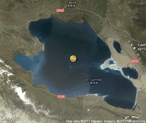 map: Qinghai Lake
