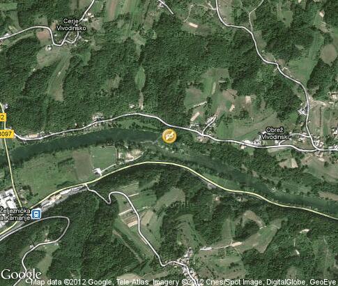 map: Rafting on the Dobra