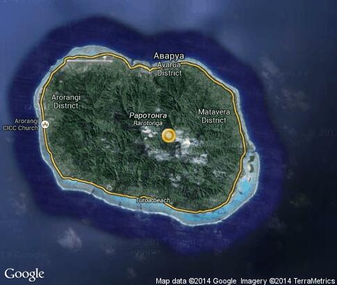 地图: 拉罗汤加岛