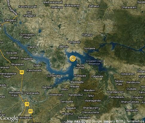 map: River cruises in Hyderabad