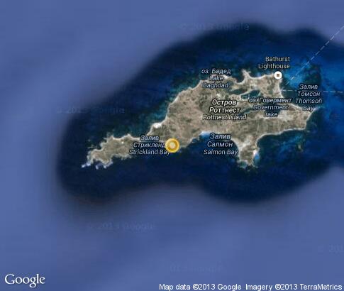 карта: Остров Роттнест