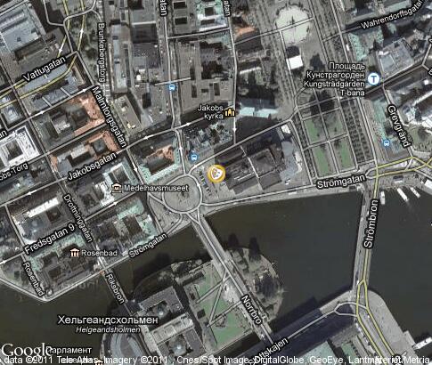 map: Royal Swedish Opera