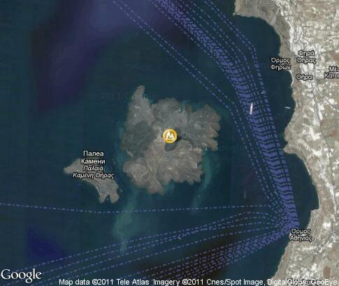 map: Santorini Volcano