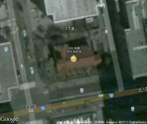 map: Sapporo Clock Tower