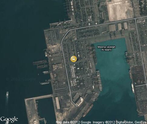 map: Sea port of Jeddah