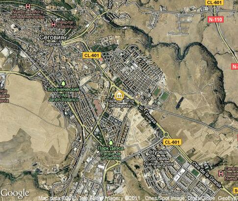 地图: Segovia, architectonics