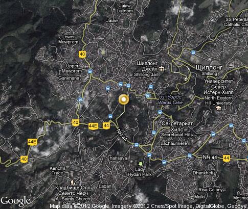 map: Shillong