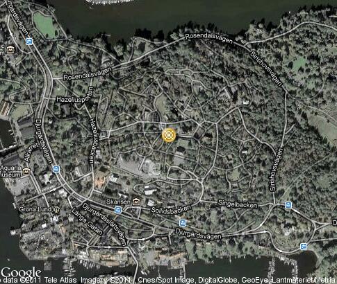 map: Skansen Open-Air Museum, Stockholm