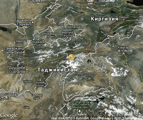 карта: Горнолыжный отдых в Таджикистане