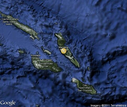 map: Solomon Islands People