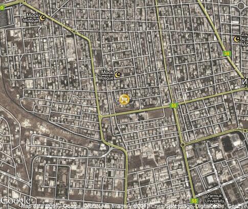 map: Souvenir shops in Irbid