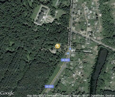 map: Spassky church, Voronovo