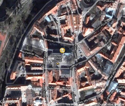 地图: 塔林圣母主教座堂