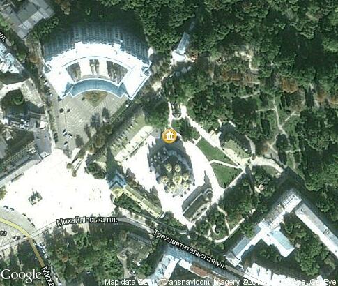 map: St. Michael's Golden-Domed Cathedral