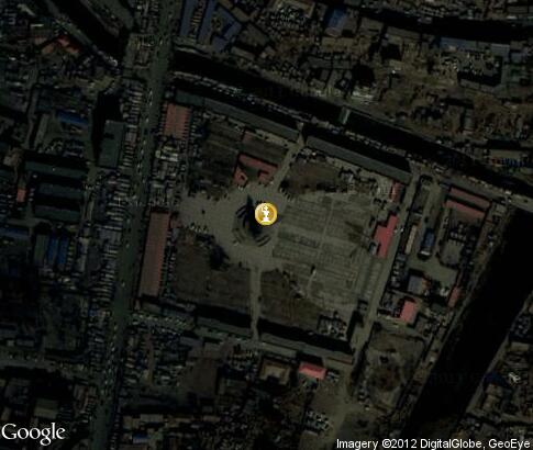 map: Statue of King Gesar 