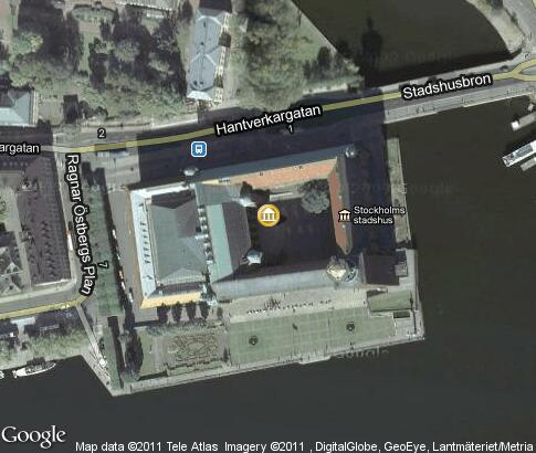 map: Stockholm City Hall