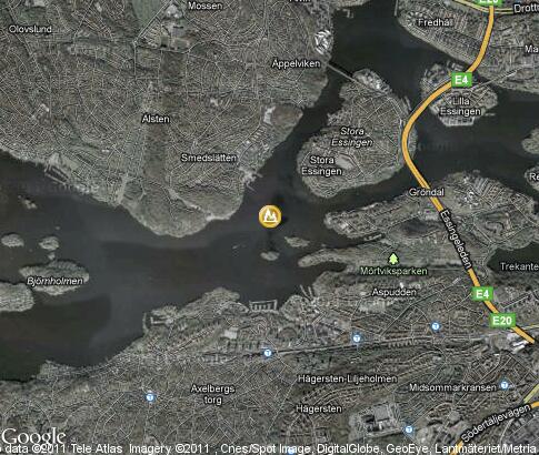 map: Stockholm archipelago