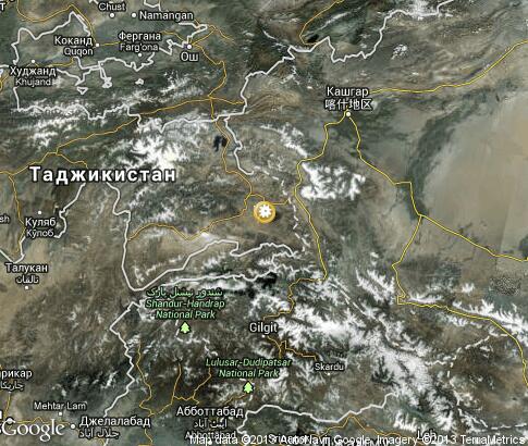 map: Summer in Tajikistan