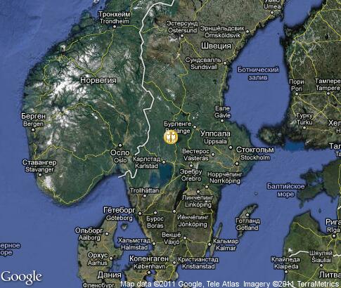 map: Sweden Country Houses