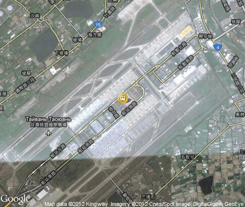 map: Taiwan Taoyuan International Airport