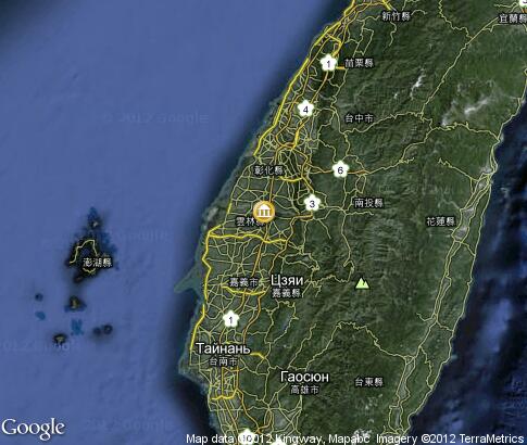 карта: Кукольные представления в Тайване
