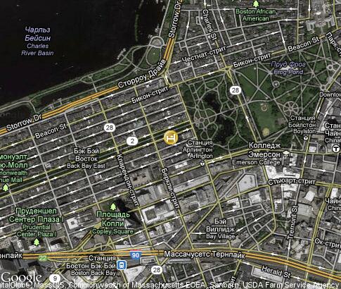 map: Taj Boston