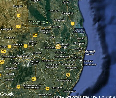 map: Tamil Nadu
