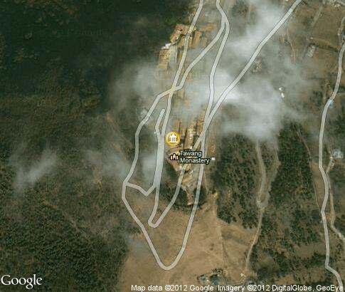 map: Tawang Monastery