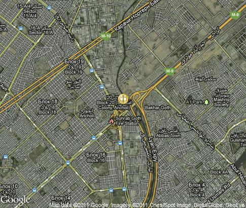 map: Television Karachi