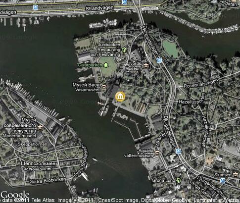 map: Vasa Museum