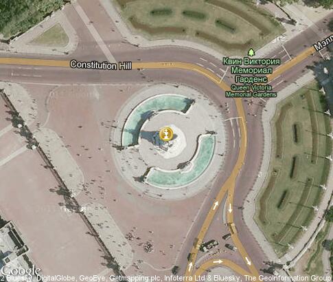 map: Victoria Memorial, London