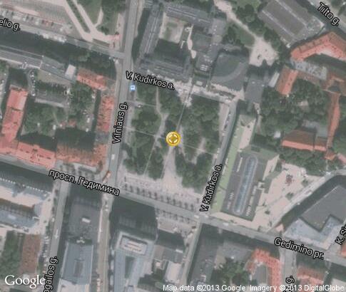 map: Vincas Kudirka square