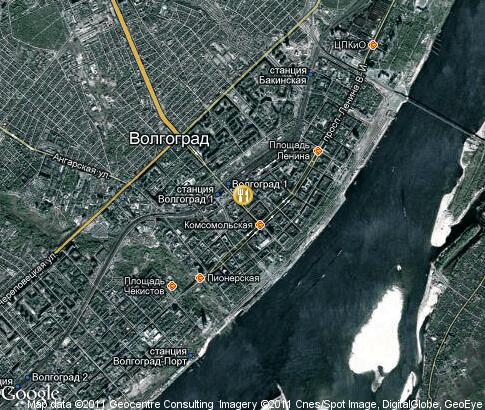 map: Volgograd Restaurants