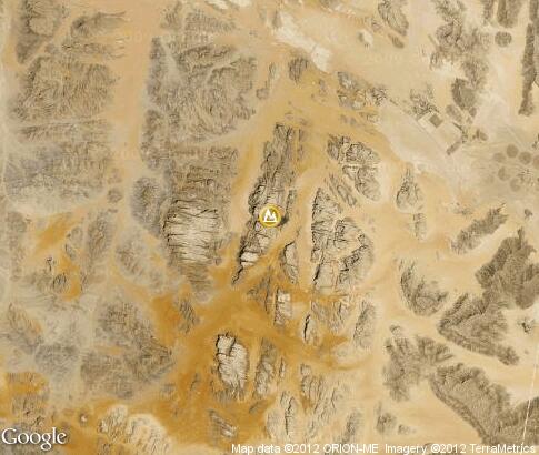map: Wadi Rum