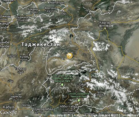 地图: Wellness in Tajikistan